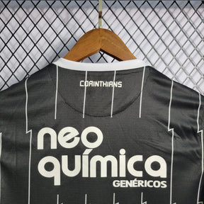 "Camisa Timão Retrô Away 11/12 - Torcedor Masculina Preta - Netmantos"