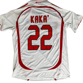 "Camisa AC Milan Away Retrô 2006/07 - Torcedor Masculina Branca - Netmantos"
