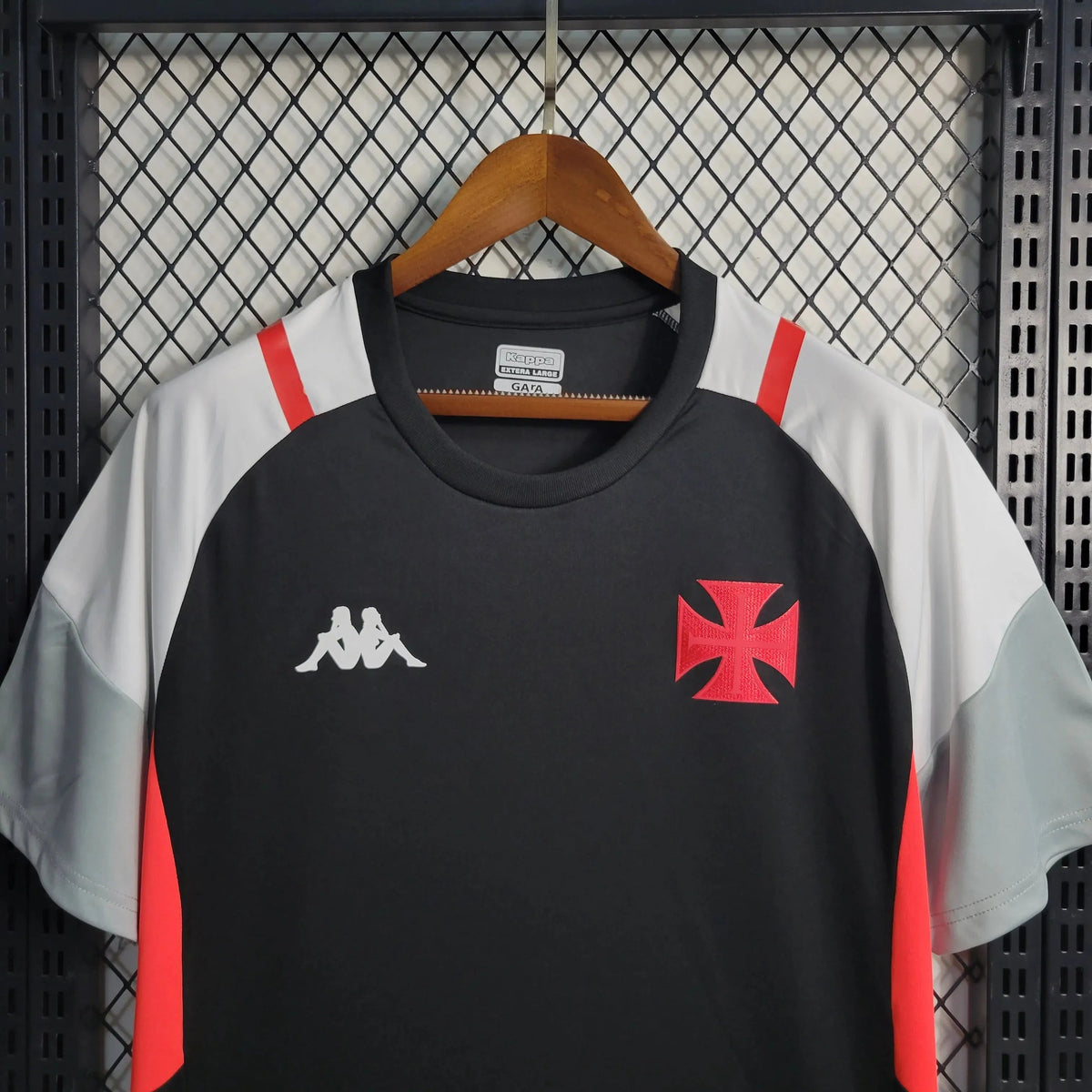"Camisa Vasco Treino 23/24 - Torcedor Masculina Preta - Netmantos"