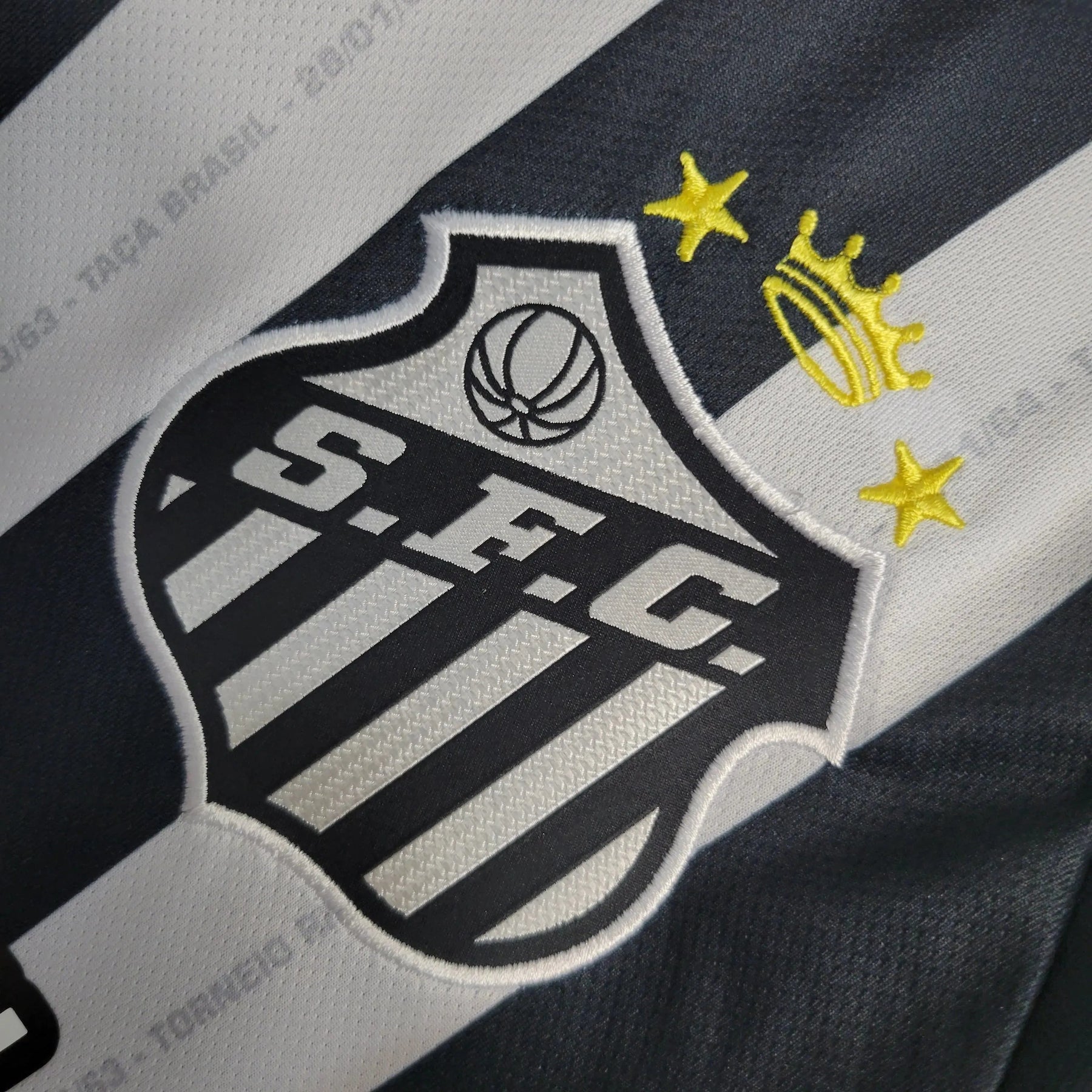 "Camisa Santista Away 23/24 - Torcedor Masculina Preta e Branca - Netmantos"