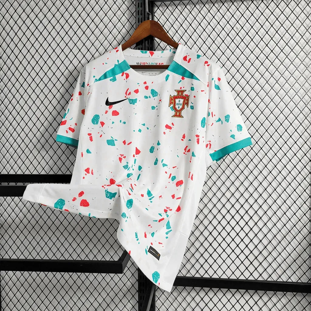 "Camisa Porugal Away 23/24 - Torcedor Masculina Branca - Netmantos"