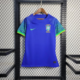 "Camisa Brasil Away 22/23 - Torcedor Feminina Azul - Netmantos"