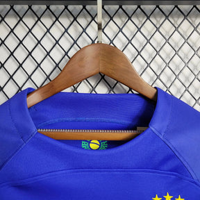 "Camisa Brasil Away 22/23 - Torcedor Feminina Azul - Netmantos"