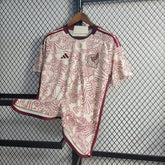 "Camisa México Away 22/23 - Torcedor Masculina Rosa - Netmantos"