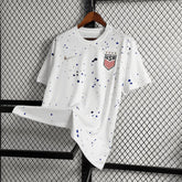 "Camisa EUA 23/24 - Torcedor Masculina Branca - Netmantos"