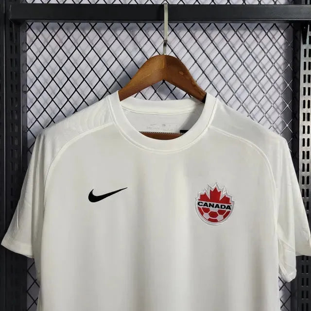 "Camisa Canadá 22/23 - Torcedor Masculina Branca - Netmantos"
