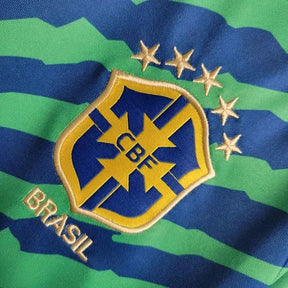 "Camisa Brasil Edição Especial 22/23 - Torcedor Masculina Verde e Azul - Netmantos"