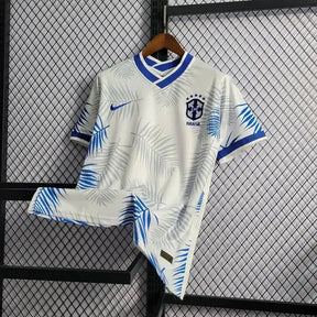 "Camisa Brasil Edição Especial 22/23 - Torcedor Masculina Branca e Azul - Netmantos"