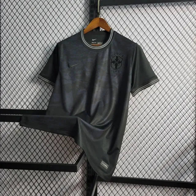 "Camisa Brasil 22/23 - Torcedor Masculina Preta - Netmantos"