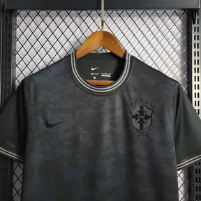 "Camisa Brasil 22/23 - Torcedor Masculina Preta - Netmantos"