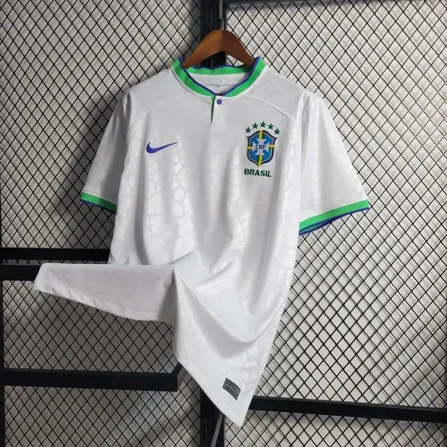 "Camisa Brasil Leopard 22/23 - Torcedor Masculina Branca - Netmantos"