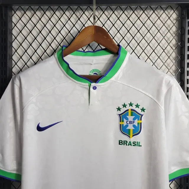 "Camisa Brasil Leopard 22/23 - Torcedor Masculina Branca - Netmantos"