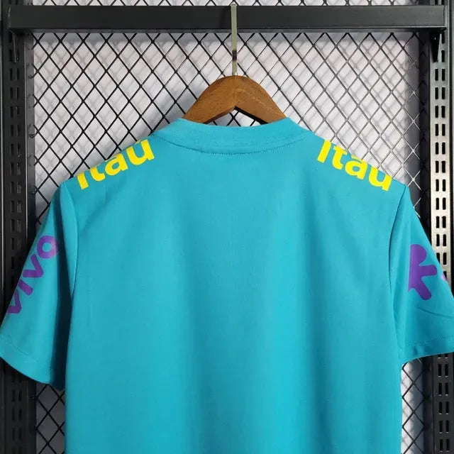 "Camisa Brasil Pré Jogo 21/22 - Torcedor Masculina Azul Claro - Netmantos"