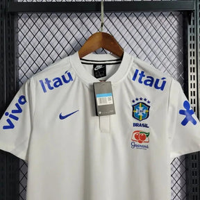 "Camisa Brasil Polo - Torcedor Masculina Branca - Netmantos"