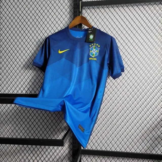 "Camisa Brasil Away 20/21 - Torcedor Masculina Azul - Netmantos"
