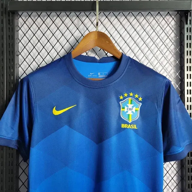 "Camisa Brasil Away 20/21 - Torcedor Masculina Azul - Netmantos"
