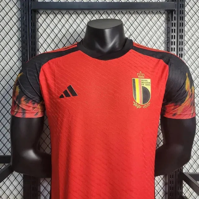 "Camisa Bélgica Home 22/23 - Jogador Masculina Vermelha - Netmantos"