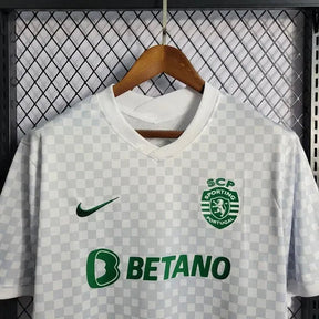 "Camisa Sporting Away 22/23 - Torcedor Masculina Branca - Netmantos"