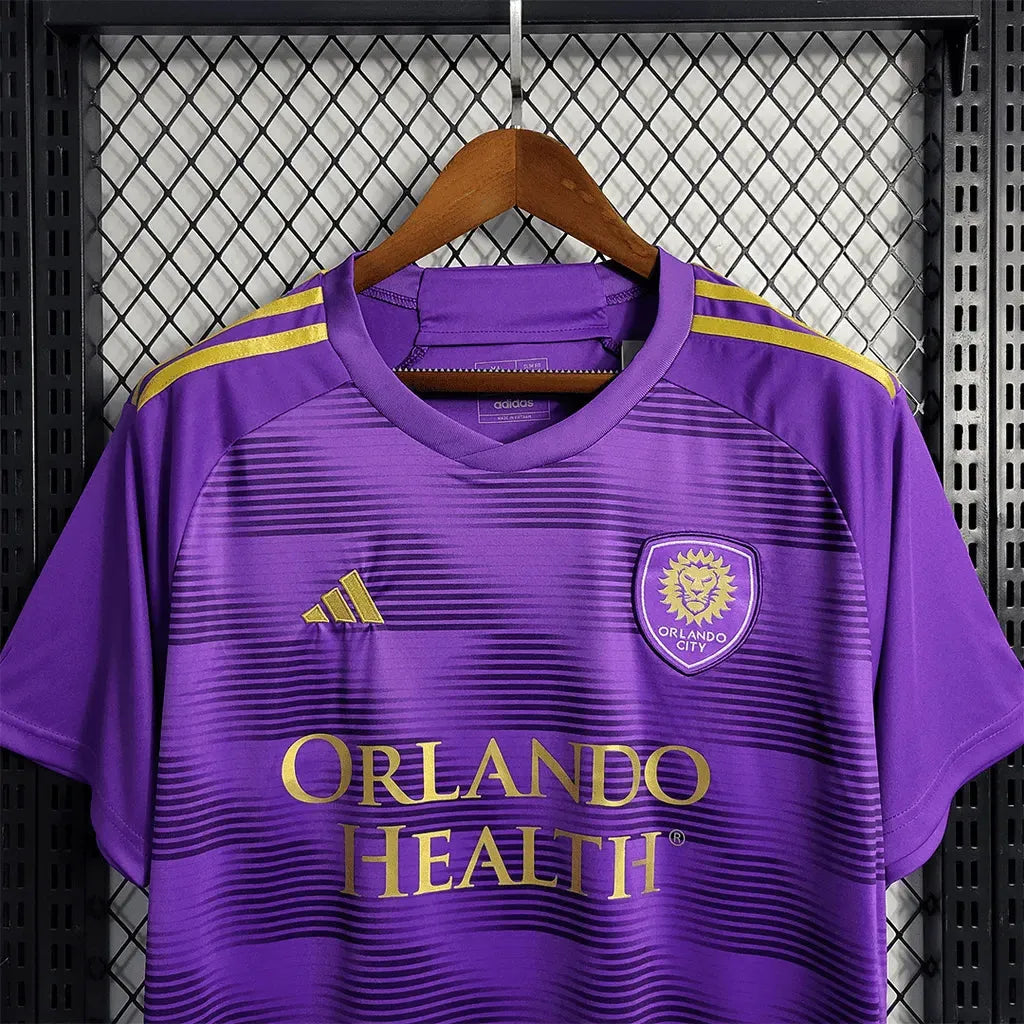 "Camisa Orlando City Home 23/24 - Torcedor Masculina Roxa - Netmantos"