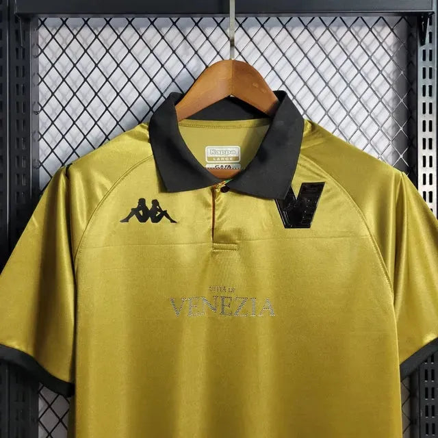 "Camisa Venezia 22/23 - Torcedor Masculina Dourada - Netmantos"