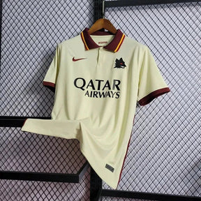 "Camisa Roma Away 20/21 - Torcedor Masculina Bege - Netmantos"