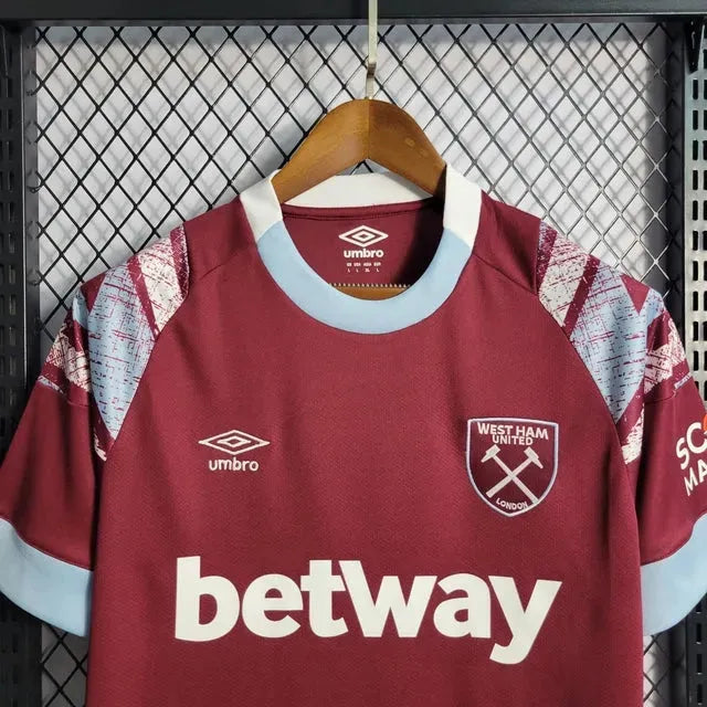 "Camisa West Ham Home 22/23 - Torcedor Masculina - Netmantos"