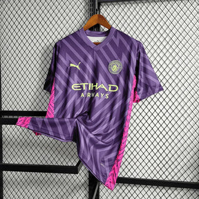"Camisa Manchester City Goleiro 23/24 - Torcedor Masculina Roxa - Netmantos"