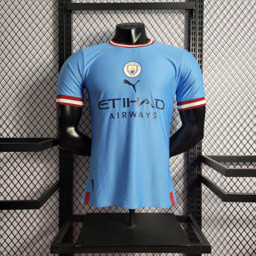 "Camisa Manchester City Home 22/23 - Jogador Masculina - Netmantos"