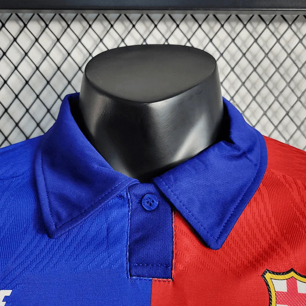 "Camisa Barcelona Classic 23/24 - Jogador Masculina Azul e Vermelho - Netmantos"