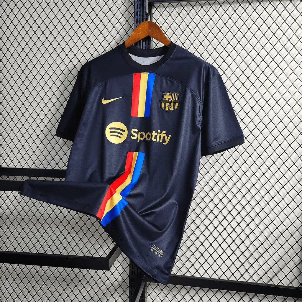"Camisa Barcelona Classic 23/24 - Torcedor Masculina Preta - Netmantos"