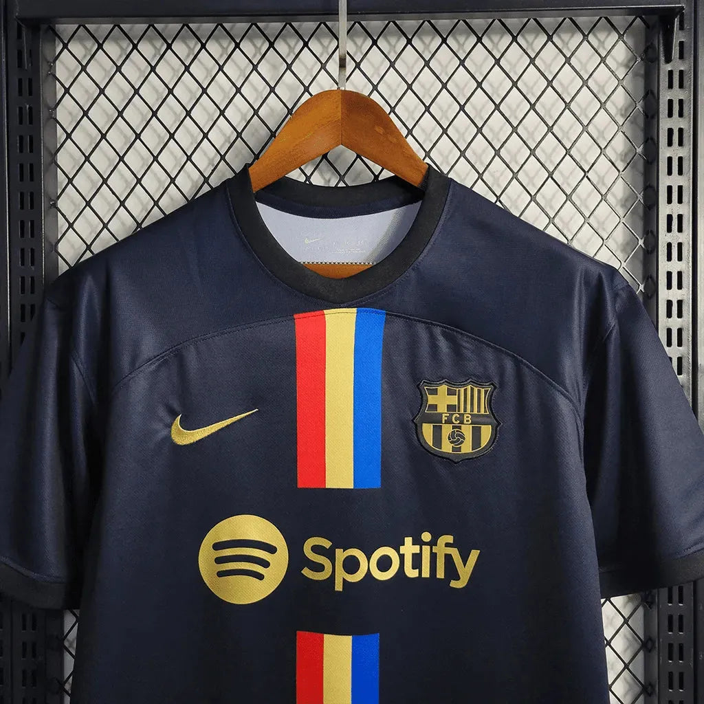 "Camisa Barcelona Classic 23/24 - Torcedor Masculina Preta - Netmantos"