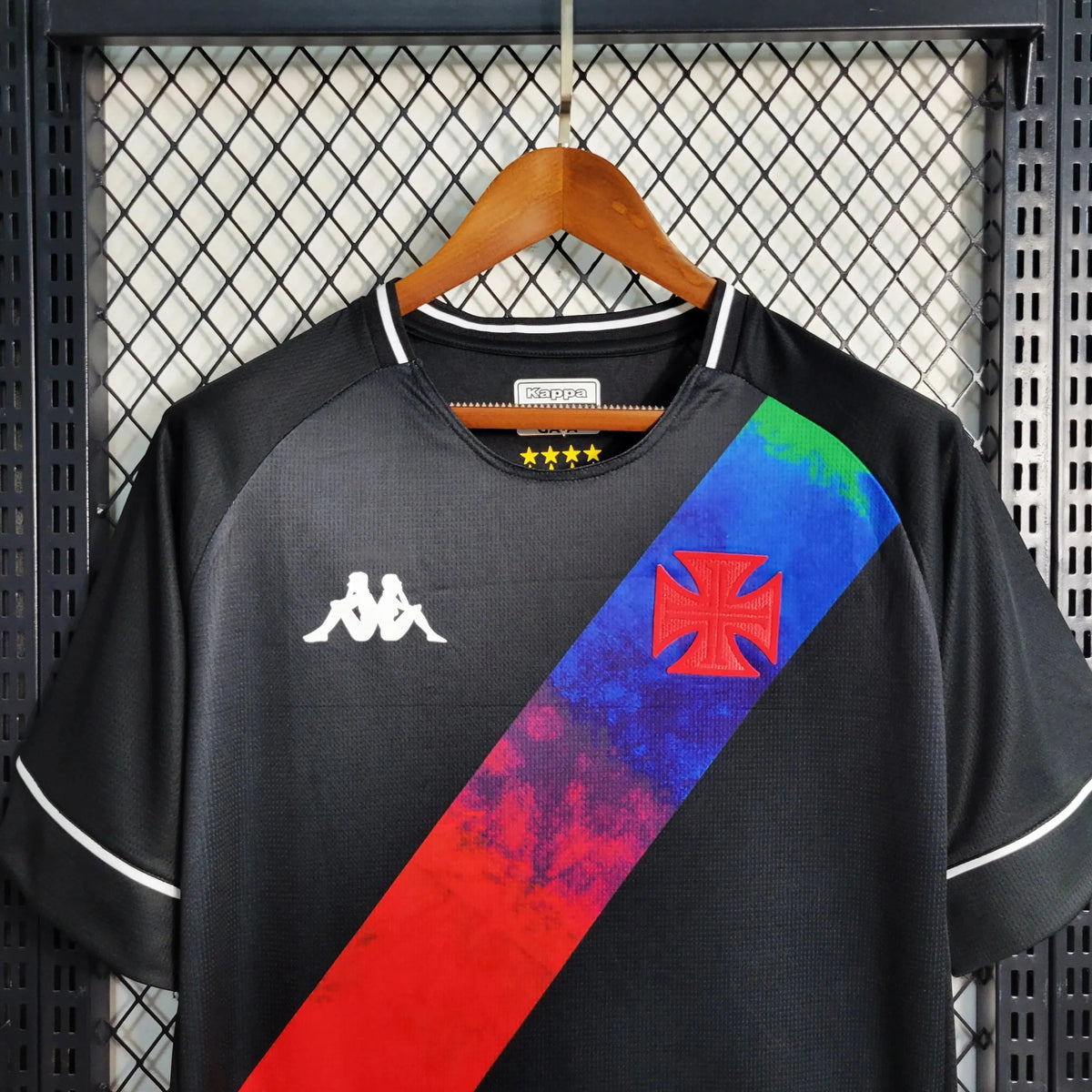 "Camisa Vasco Edição Especial LGBT 21/22 - Torcedor Masculina Preta - Netmantos"