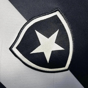 "Camisa Bota Fogo Home 21/22 - Torcedor Masculina Preta e Branca - Netmantos"