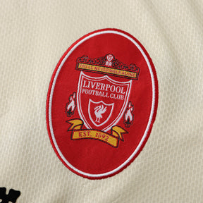 Camisa Liverpool Retrô Away 1996/97 - Torcedor Masculina Bege