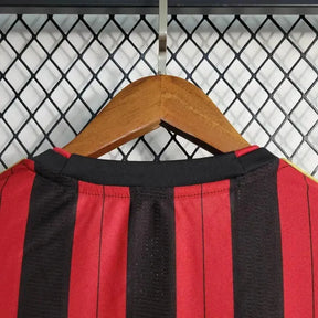 Camisa AC Milan Retrô 2013/14 - Torcedor Masculina Manga Longa - Netmantos