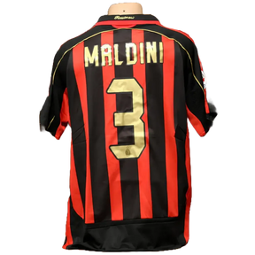 Camisa AC Milan Home Retrô 2006/07 - Torcedor Masculina Dourada - Netmantos