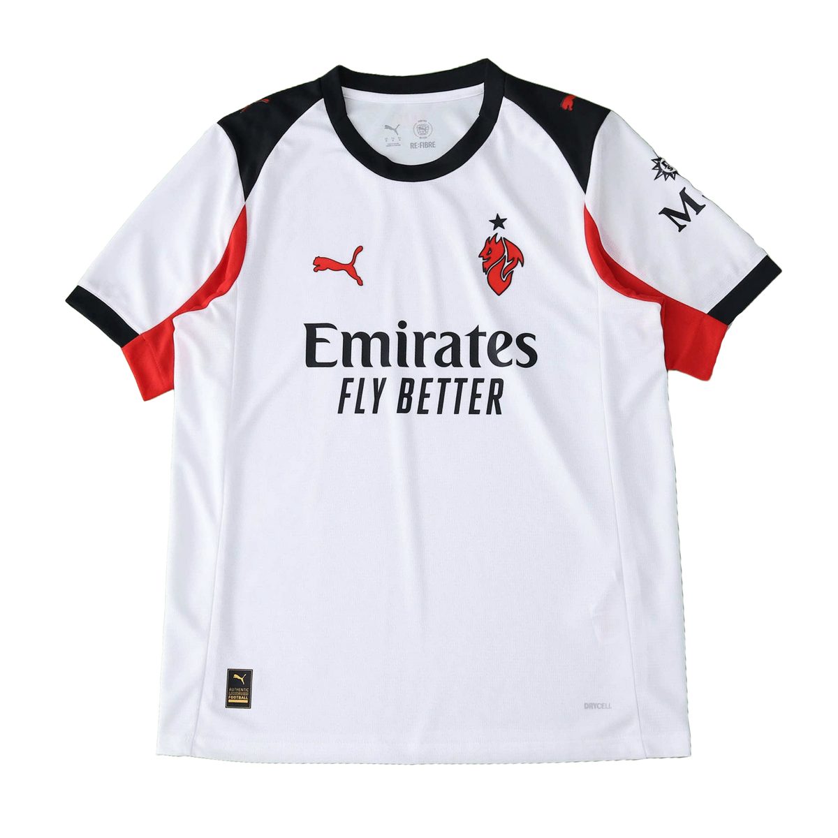 Camisa AC Milan Away 25/26 - Torcedor Masculina Branca