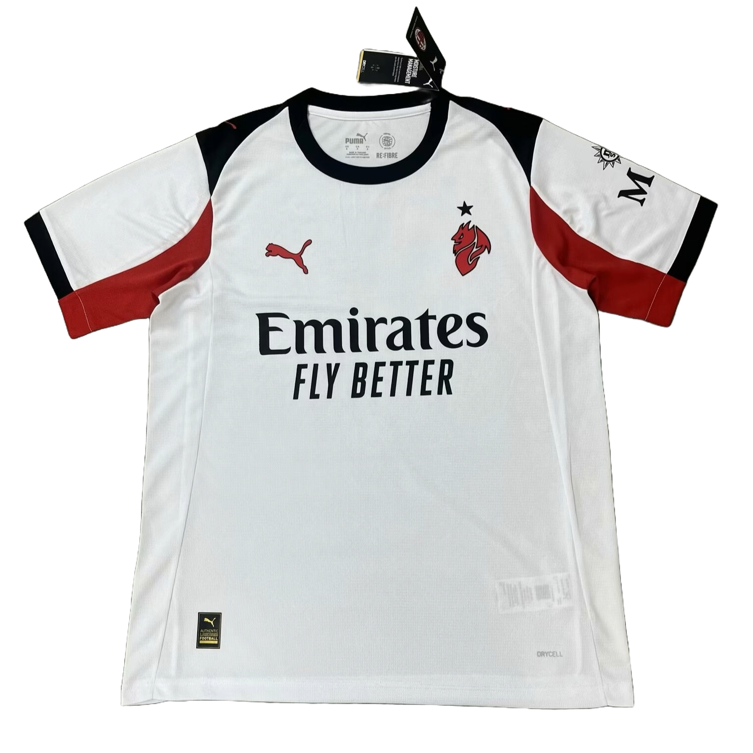 Camisa AC Milan Away 25/26 - Torcedor Masculina Branca