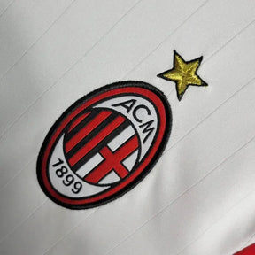 Camisa AC Milan Away Retrô 2006/07 - Torcedor Masculina Branca Manga Longa - Netmantos