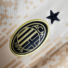 Camisa AC Milan Double 23/24 - Torcedor Masculina Bege - Netmantos