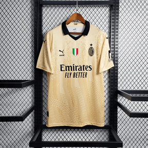Camisa AC Milan Double 23/24 - Torcedor Masculina Bege - Netmantos