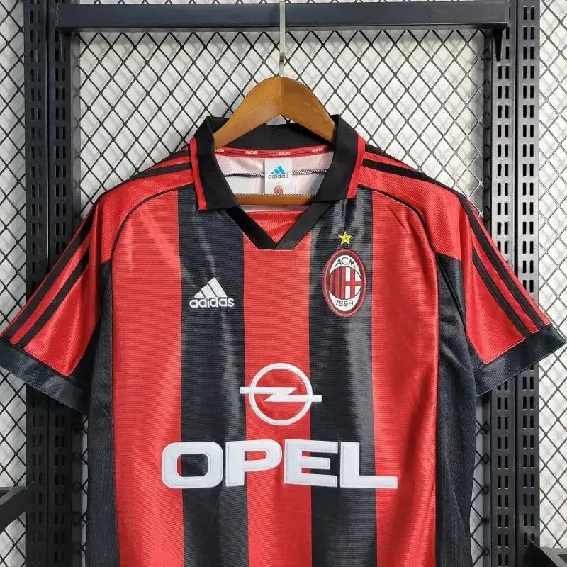 Camisa AC Milan Home Retrô 1998/99 - Torcedor Masculina - Netmantos
