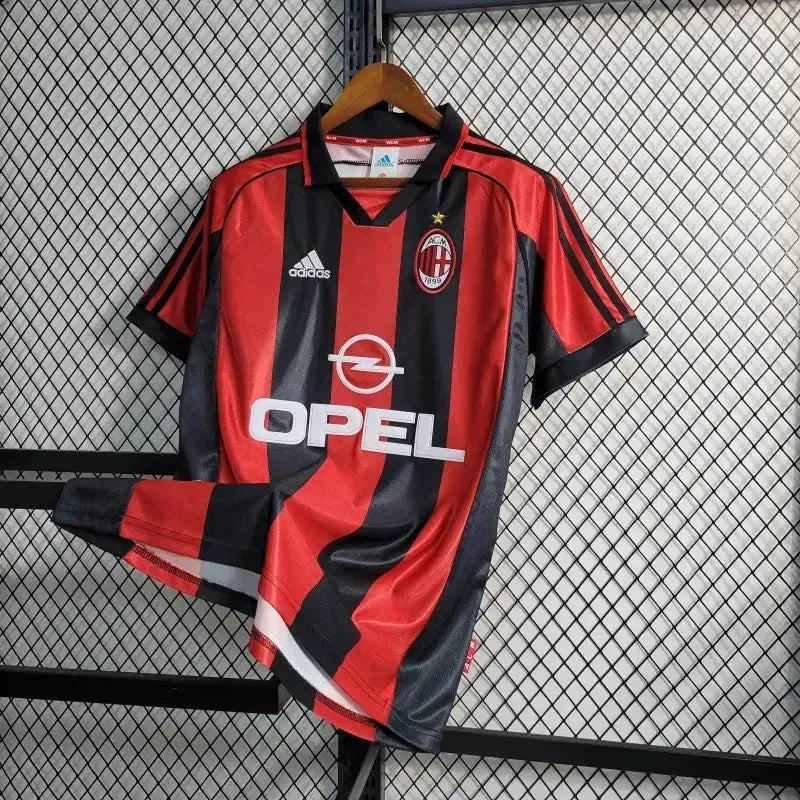 Camisa AC Milan Home Retrô 1998/99 - Torcedor Masculina - Netmantos