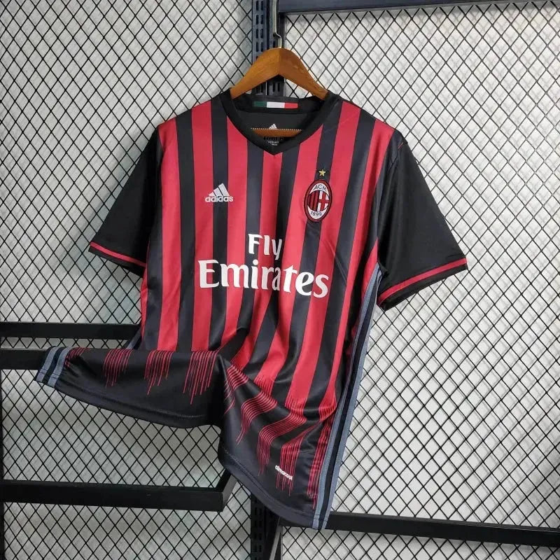 Camisa AC Milan Home Retrô 2016/17 - Torcedor Masculina - Netmantos