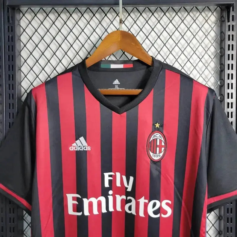 Camisa AC Milan Home Retrô 2016/17 - Torcedor Masculina - Netmantos