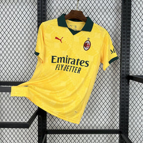 Camisa AC Milan Third Away 25/26 - Torcedor Masculina Amarela