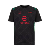 Camisa AC Milan x Off-White™ Pré Jogo 25/26 - Torcedor Masculina Preta - Netmantos