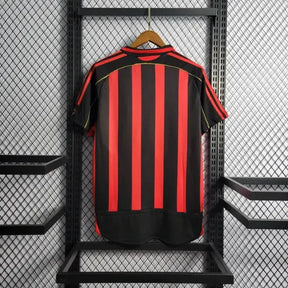 Camisa AC Milan Home Retrô 2006/07 - Torcedor Masculina Dourada - Netmantos