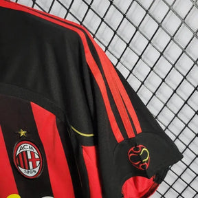 Camisa AC Milan Home Retrô 2006/07 - Torcedor Masculina Dourada - Netmantos