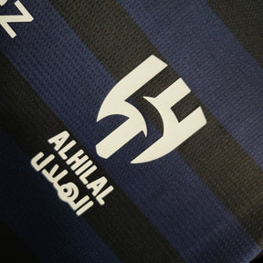 Camisa Al-Hilal Away II 23/24 - Torcedor Masculina Preta + Neymar 10 - Netmantos